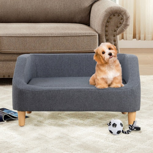 Dog Sofa/Bed, Removable Cushion - mypreciousfurbabies