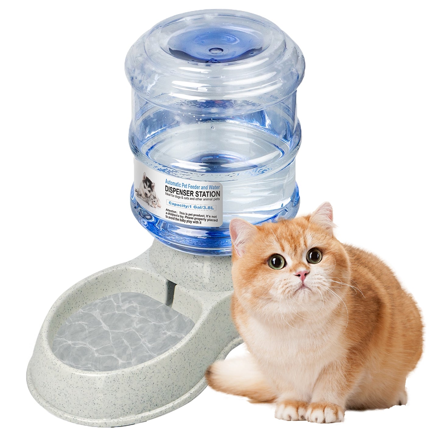 Pet Automatic Food or Water Dispenser & Carbon Filter Bag for Water - mypreciousfurbabies