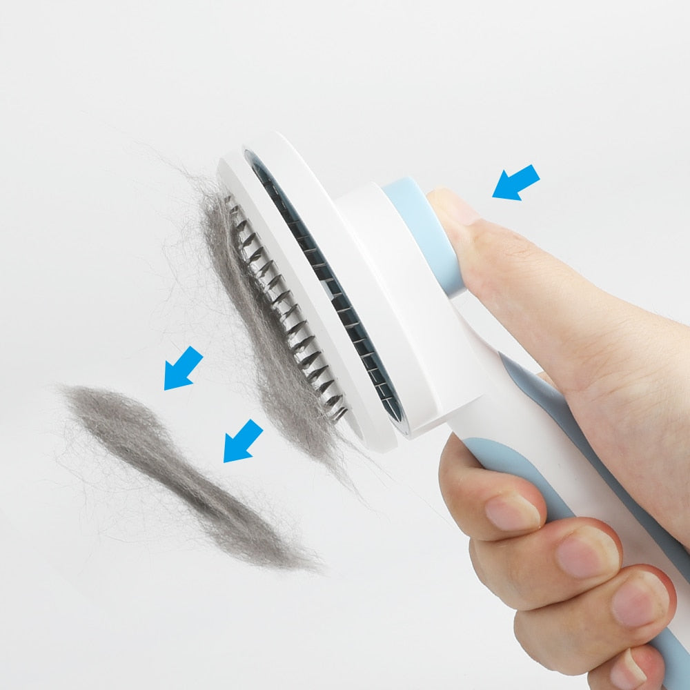 Pet Comb Removes Hairs, Soft Massage Brush, Hair Cleaner