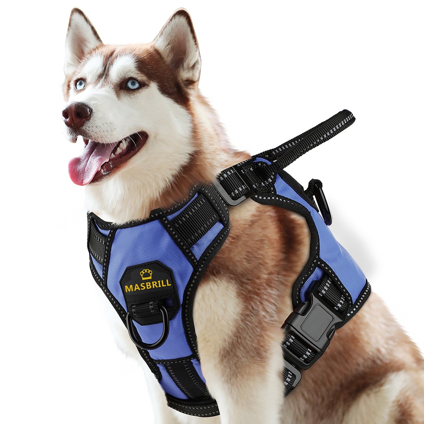 Pet Vest Harness, Soft Breathable, 4 Adj. Points, 4 Harnesses & Sizes, 3 Leashes