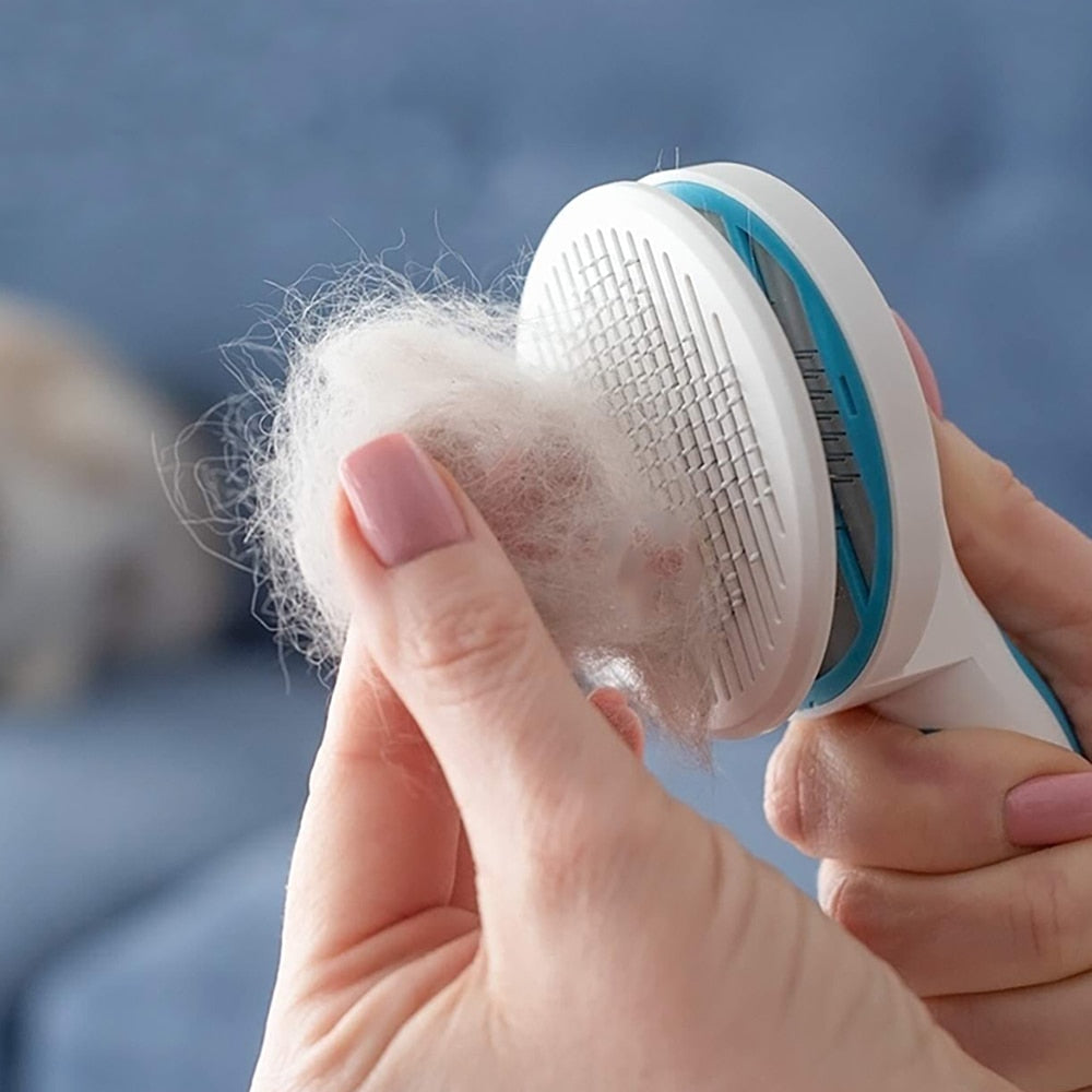 Pet Comb Removes Hairs, Soft Massage Brush, Hair Cleaner