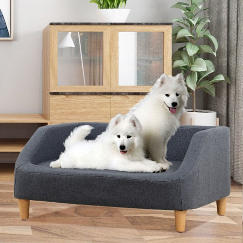 Dog Sofa/Bed, Removable Cushion - mypreciousfurbabies