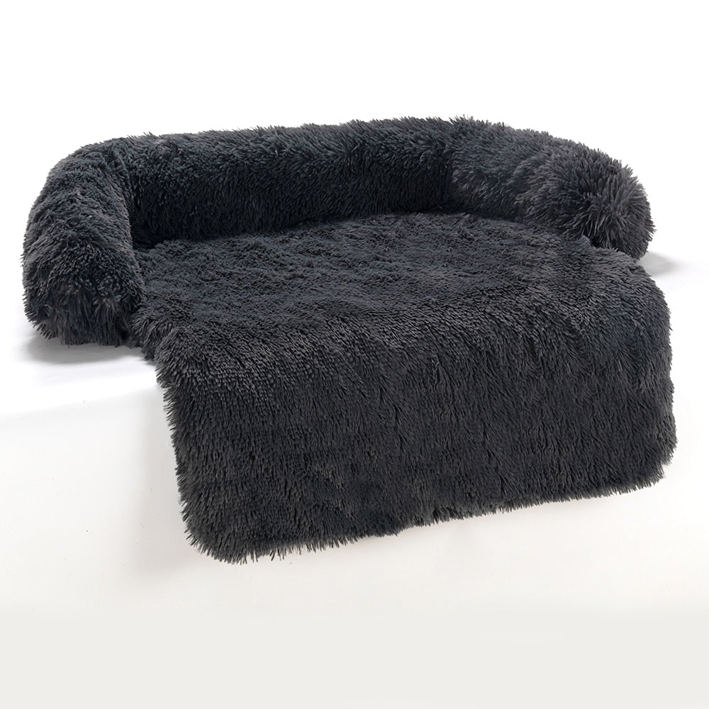 LG Pet Bed for Sofa/Floor/Vehicle, Plush, & Washable - mypreciousfurbabies