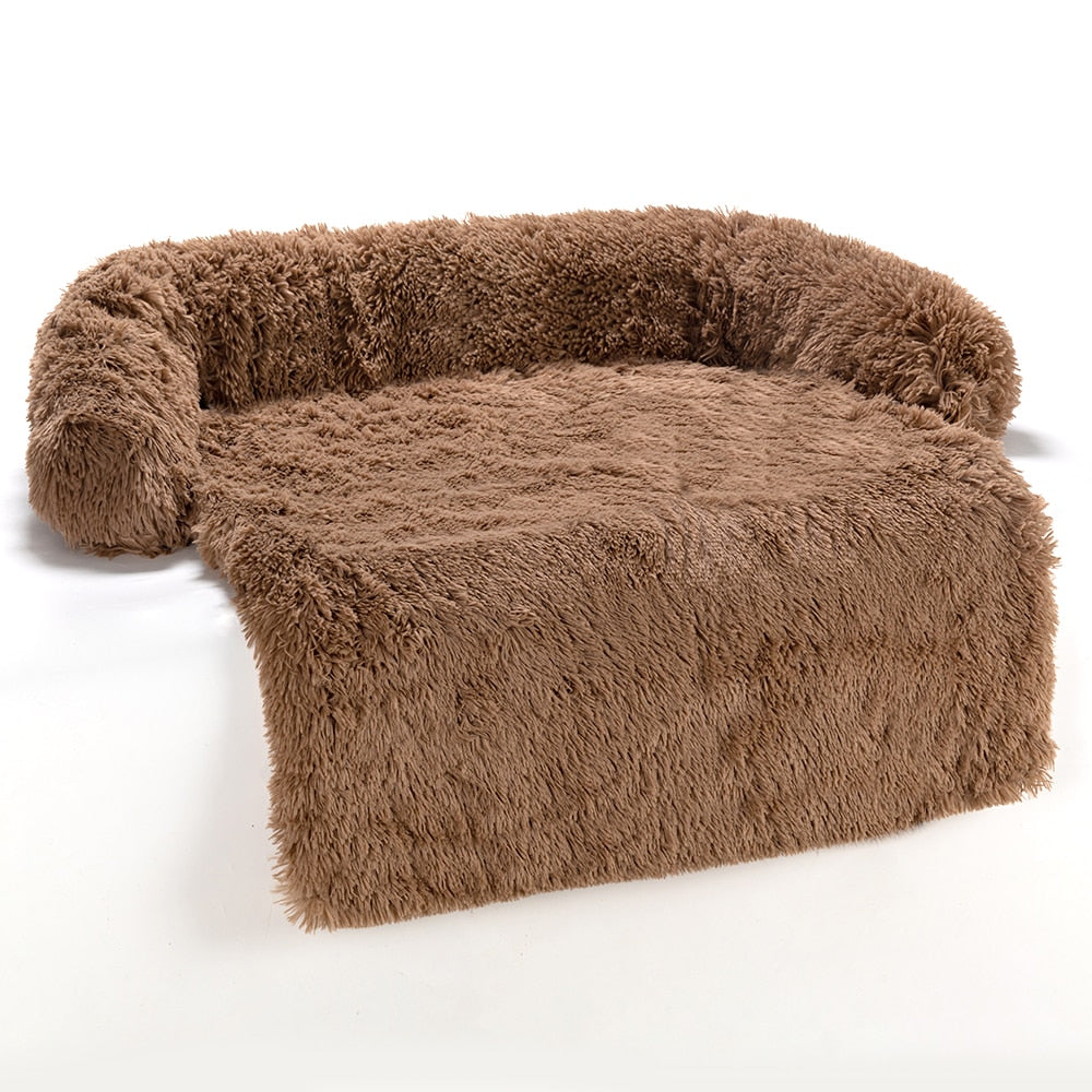 LG Pet Bed for Sofa/Floor/Vehicle, Plush, & Washable - mypreciousfurbabies