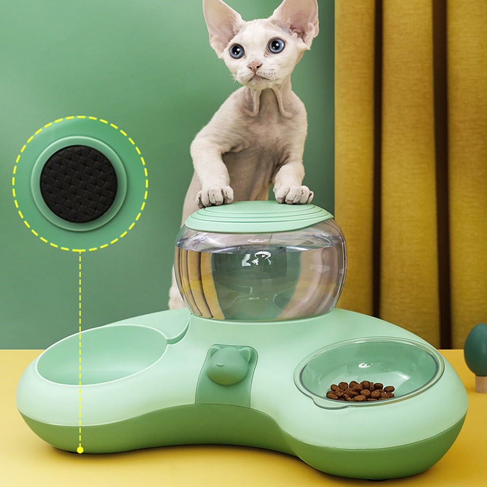 Automatic Drinking & Food Feeders for Kittens or Puppies - mypreciousfurbabies