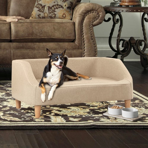 Dog Sofa/Bed, Removable Cushion - mypreciousfurbabies