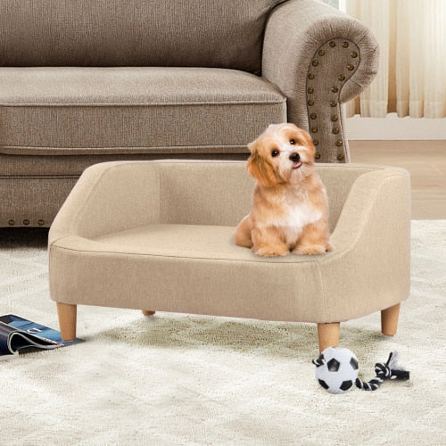 Dog Sofa/Bed, Removable Cushion - mypreciousfurbabies