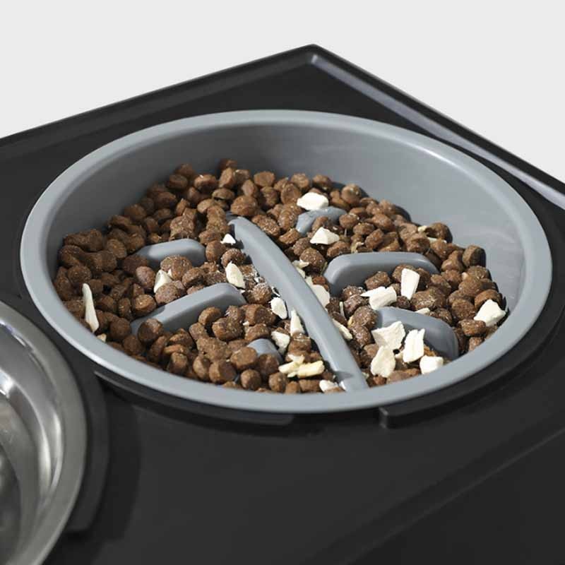 Adjustable Height Pet Feeding Stand w/Bowls - mypreciousfurbabies