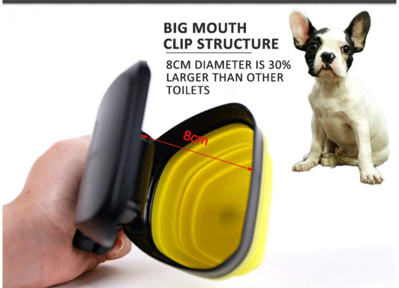 Dog Feces Picker w/Bag Storage, a.k.a. “Spoon”, Easy to Operate, and Safe & Hygienic