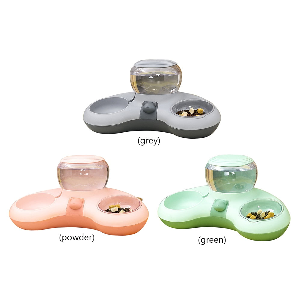 Automatic Drinking & Food Feeders for Kittens or Puppies - mypreciousfurbabies