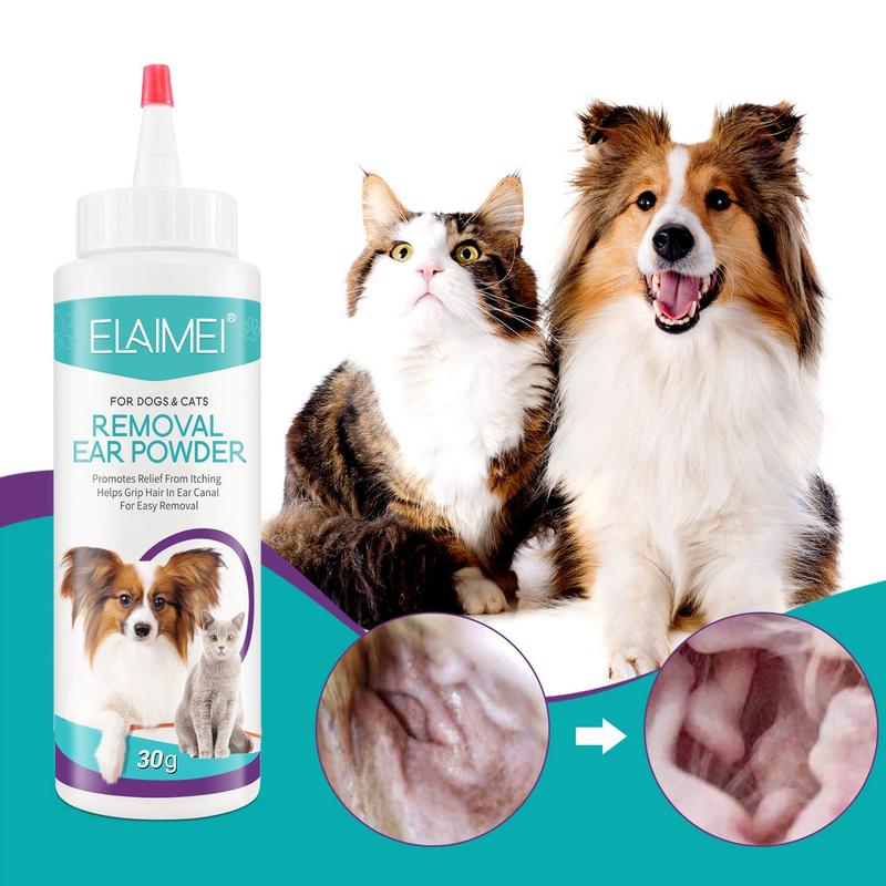 Pet Ear Powder Stops Itching, Cleaning Inflammation, and Odors